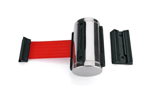 Gurtband für Wandmontage PERSONENLEITSYSTEM SERIE HIGHFLEX. Edelstahl, › Gurtanschlüsse