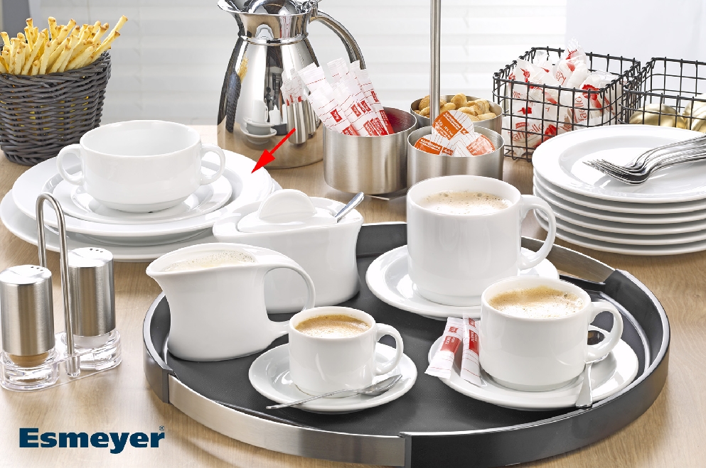 Suppenteller tief ADRINA, Farbe: weiß, Durchmesser: 23 cm.