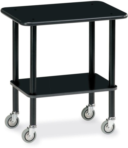 ETERNASOLID® Servierwagen CLASSIC, Schwarz, Farbe Beine - Schwarz