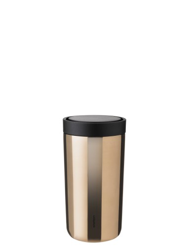 To Go Click to go Becher 0.2 l. dark gold, Maße: 72 x 72 x 140 mm