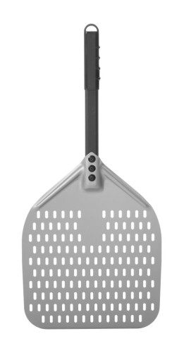 Pizzaschaufel von Hendi- eckig, gelocht, kurzer Griff, 660x305 mm