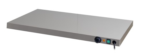 SARO Warmhalteplatte 2 x GN 1/1 Modell MAILAND Made in Europe - Edelstahlwarmhalteplatten im GN Maß - made in Italy - Abm.: B 660 x T 530 x