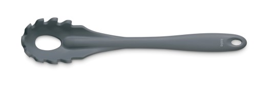 Spaghettilöffel Tom Silikon grau 28,5x5,5 cm von Kela