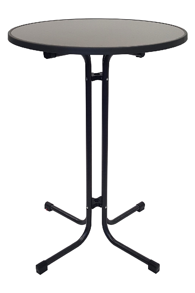 Stehtisch MERKUR anthrazit / schwarz Durchmesser: 80cm, Höhe: 109cm