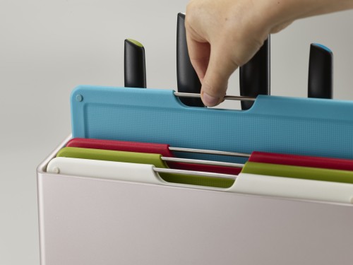 Joseph Joseph Folio Plus 8-teiliges Messer-und-Schneidebrett-Set