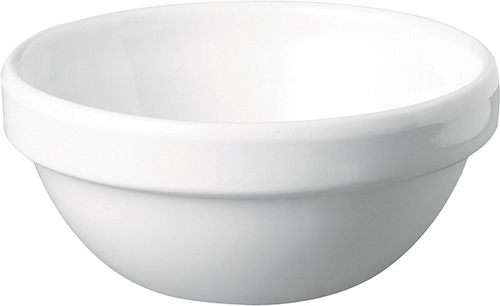 Schälchen -CASUAL MINI- Ø 6 cm, H: 2,5 cm Melamin, weiß, 0,02 Liter spülmaschinengeeignet stapelbar nicht mikrowellengeeignet