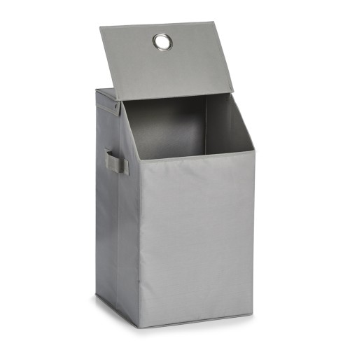 Wäschesammler, Polyester; innen Vlies; 100% Polyethylen, 34x34x60 cm. Farbe: grau. Dieser praktische und robuste Wäschesammler ist aus einem