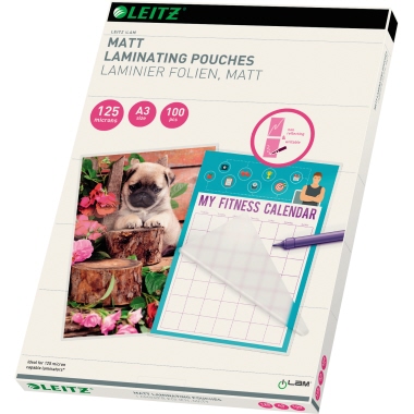 Leitz Laminierfolientasche iLAM 303 x 426 mm (B x H) DIN A3 125µm matt 100 St./Pack.