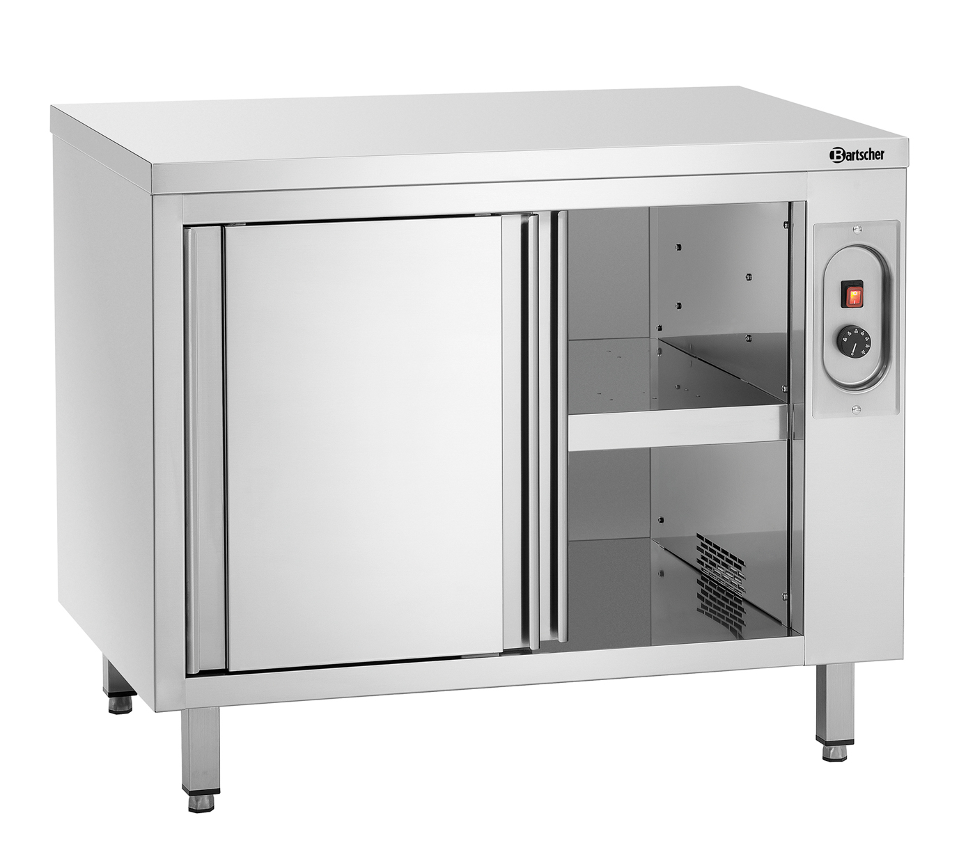 Bartscher Wärmeschrank 700, B1000 | Tiefe Innen:620 mm | Maße: 100 x 70 x 85,0 cm. Gewicht: 69 kg
