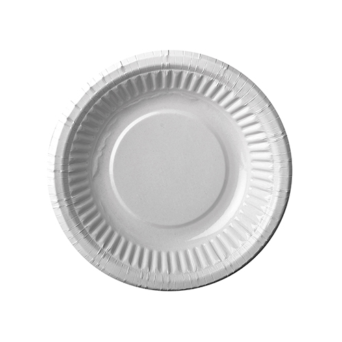 12 Schalen, Pappe rund Ø 19 cm · 3 cm weiss von PAPSTAR
