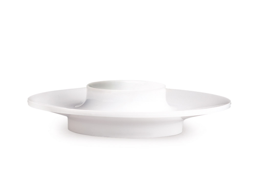 ARAVEN Eierbecher weiß 4 Stück, 112mm Durchmesser