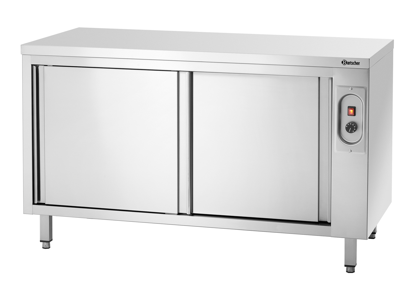 Bartscher Wärmeschrank 700, B1400 | Tiefe Innen:620 mm | Maße: 140 x 70 x 85,0 cm. Gewicht: 86 kg