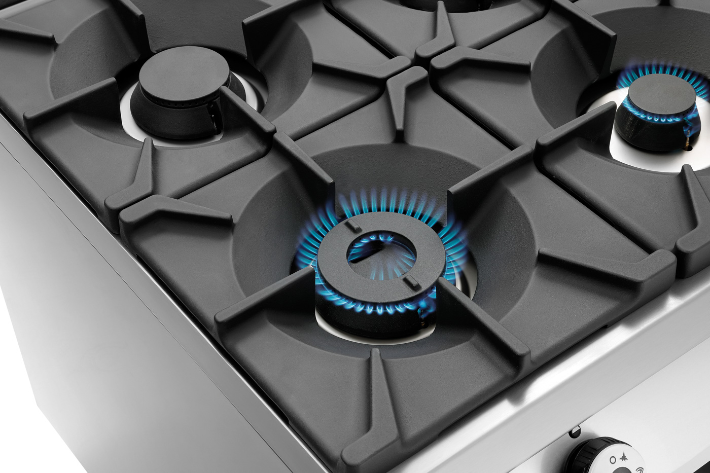 Bartscher 6 Flammen Gasherd , UO | Gas-Art:Erdgas H (20 mbar) ,Flüssiggasdüsen (50 mbar) |Maße: 120 x 90 x 90,0 cm. Gewicht: 137,1 kg