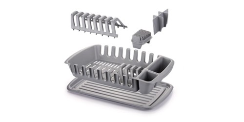 Abtropfgestell mit Auffangschale CLEAN KIT, grau