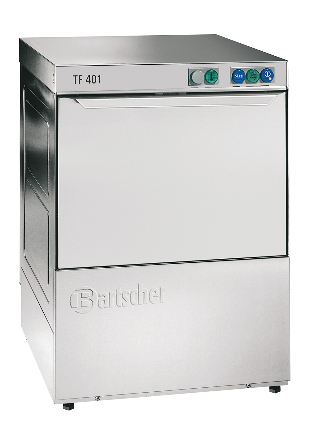 Bartscher Spülmaschine Deltamat TF401 | Teller-Höhe max.: 300 mm | Maße: 45 x 55,5 x 700 cm. Gewicht: 38 kg