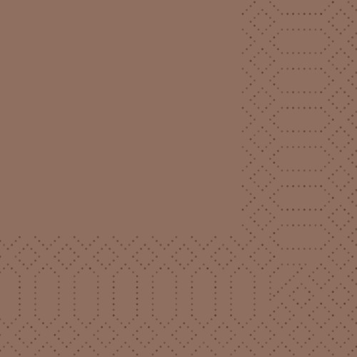 DUNI Zellt.-Serv.24x24 3lg 1/4 chestnut 250P. 250 Stück