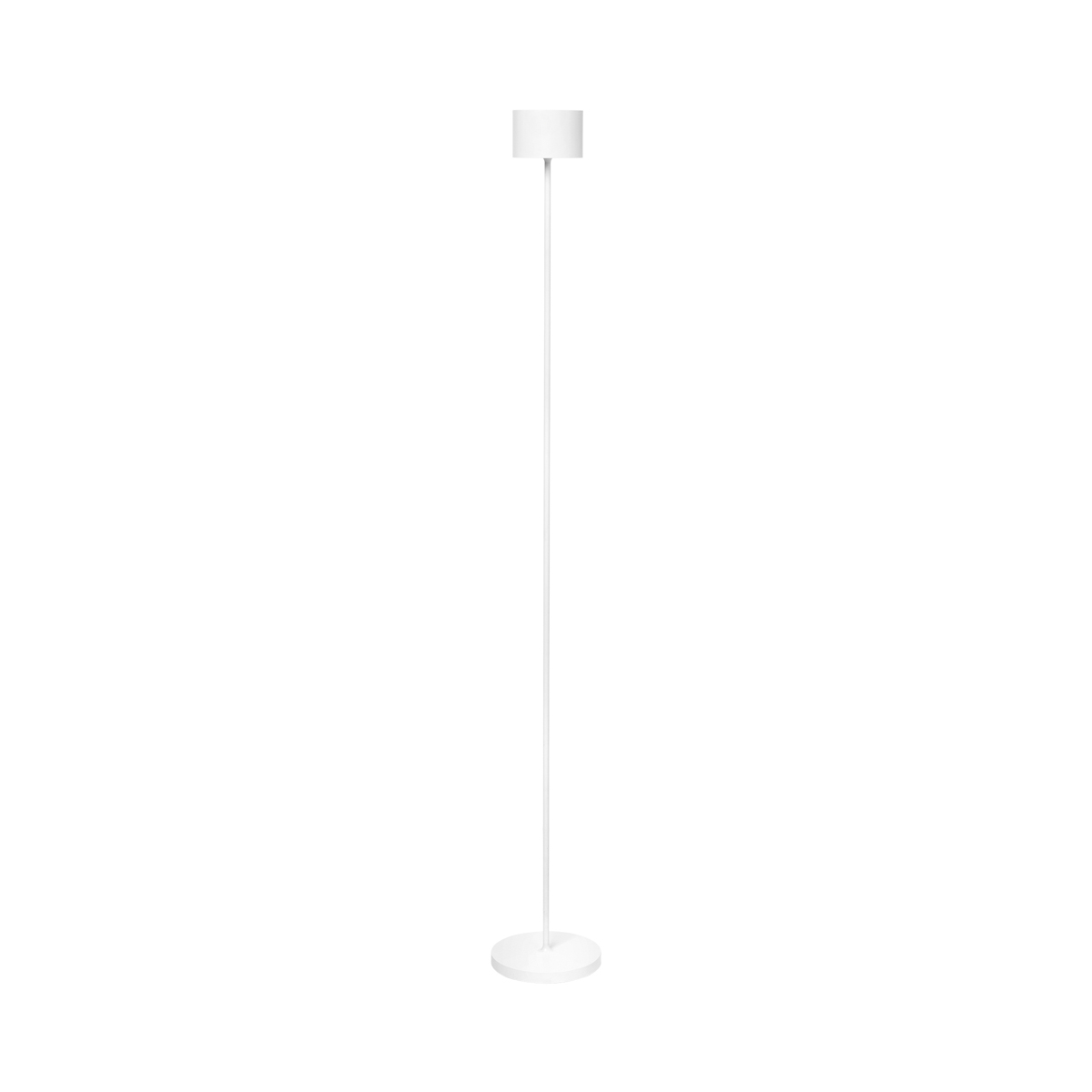 Mobile LED-Leuchte -FAROL FLOOR- White, Ø 15 cm. Material: Aluminium pulverbeschichtet, Kunststoff. Von Blomus.
