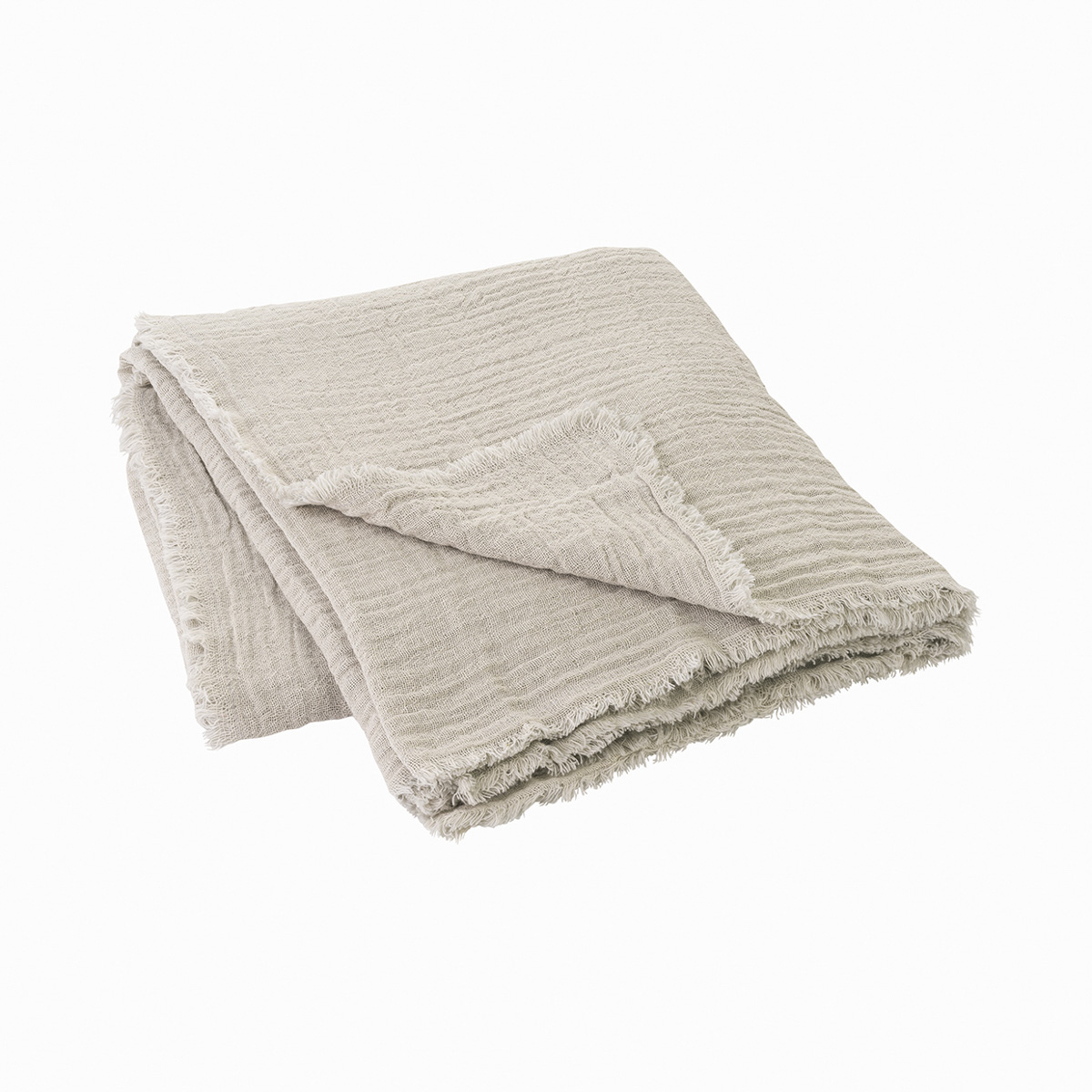 Decke -DOUBLE- Moonbeam 130 x 200 cm. Material: 100% Baumwolle. Von Blomus.