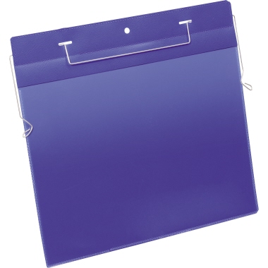 DURABLE Sichttasche DIN A4 quer Polypropylen blau 50 St./Pack.