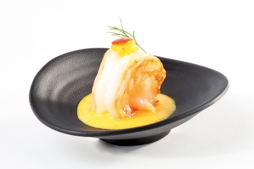 Schale -ZEN- 11 x 10 cm, H: 3 cm Melamin, schwarz, Steinoptik 0,04 Liter spülmaschinengeeignet stapelbar nicht