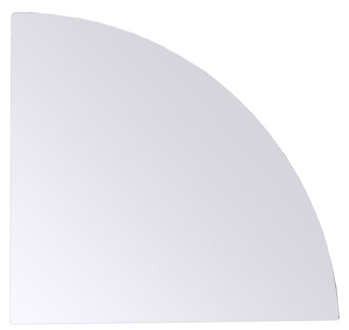 Buffet Modulsystem VIERTELKREIS aus Edelstahl 18/10, hochglänzend, Materialstärke: 1,5 mm, auf vier Gummifüßen Länge: 40 cm, Breite: