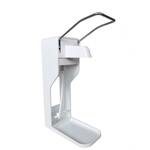 Blanco Seifen-/Desinfektionsmittelspender aus Kunststoff, weiß