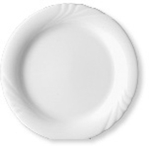 Sauciere-Unterteil - ohne Sauciere -, Brotteller/Teller flach - Durchmesser 16,0 cm , Form AMBIENTE - uni weiß