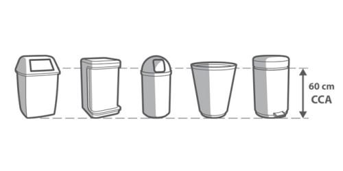 Zugband-Müllbeutel CLEAN KIT 60 l, 15 St.