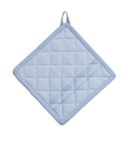 KELA Topflappen Tia 100%Baumwolle sommerblau 20,0x20,0cm