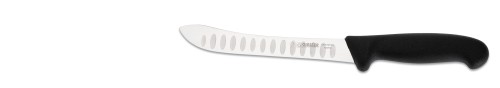 Abhäutemesser 18 cm, Kullenschliff, schwarz Giesser - Made in Germany
