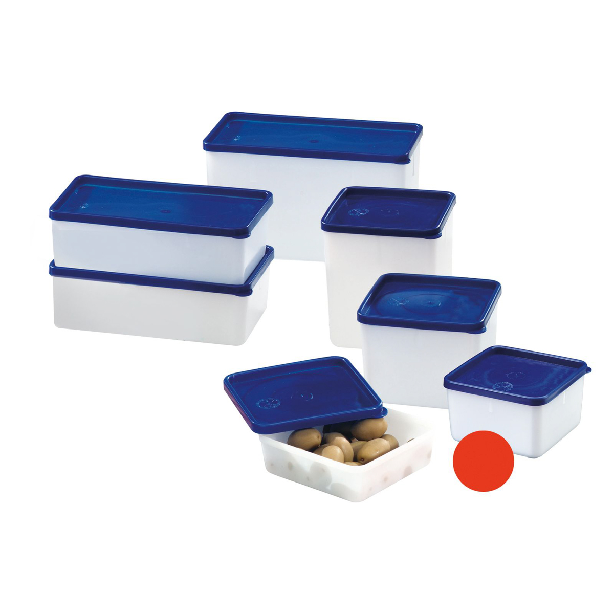 4 Gefrierdosen »Trio«, 0,5 l