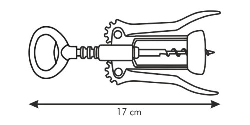 Hebel-Korkenzieher PRESTO, rot