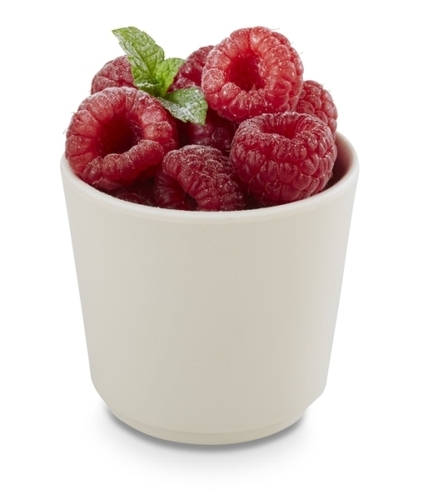 Schale -APS PLUS- Ø 6,5 cm, H: 6 cm, 0,15 Liter Melamin, Bicolor innen: cream außen: beige innen glänzend, außen matt