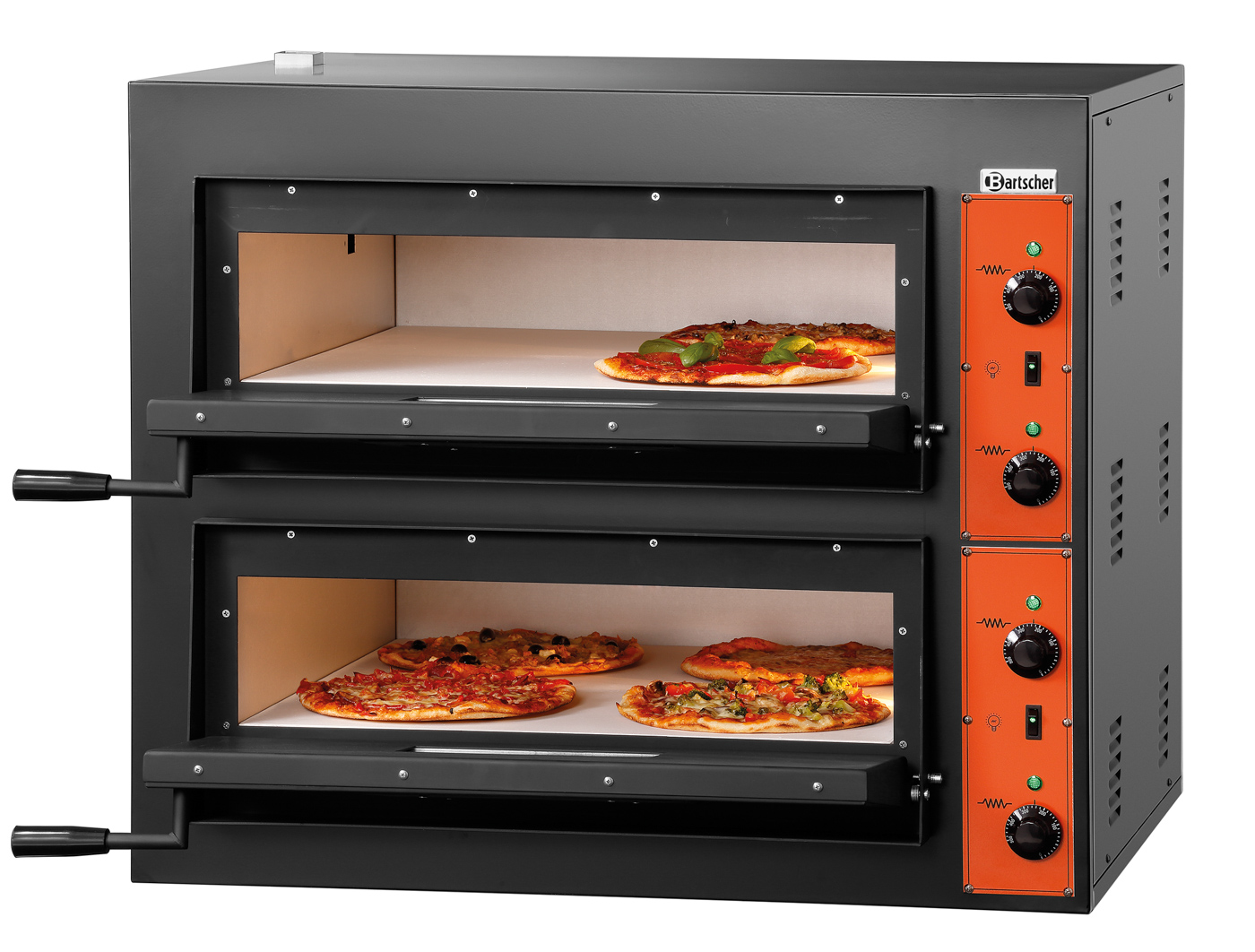 Bartscher Pizzaofen CT 200 | Spannung: 380 V |Maße: 89 x 86 x 76,0 cm. Gewicht: 112,3 kg