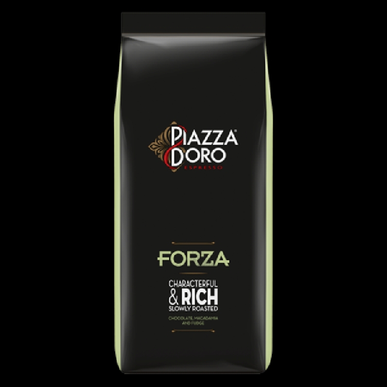 Piazza DOro Forza Espresso Inhalt: 1 kg ganze Bohnen