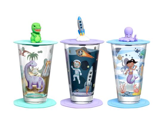 Leonardo Bambini 9tlg. Trinkset L sortiert Durchmesser: 8cm, Höhe: 15cm Inhalt: 300ml