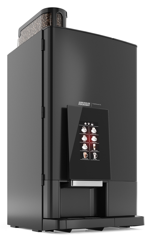 BONAMAT Frischbrühgerat FreshGround XL 330 Touch Filterkaffemaschine, Touch-Bildschirm, Hochleistungsmühle ,Frischbrüh-Filterkaffee und