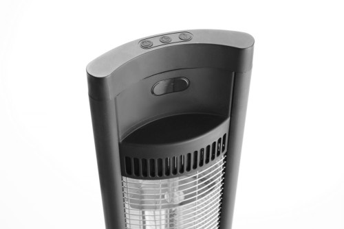 Infrarot-Heizgerät "Tornado", HENDI, Schwarz, 230V/2000W, 150x262x(H)1109mm