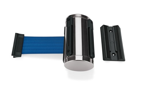 Gurtband für Wandmontage PERSONENLEITSYSTEM SERIE HIGHFLEX. Edelstahl, › Gurtanschlüsse