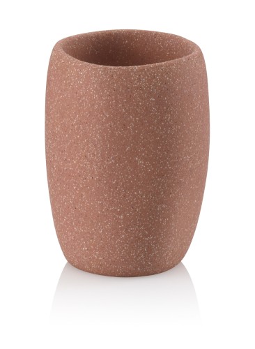Becher Roda Zement terra 7,5x7,5x10,5 cm von Kela