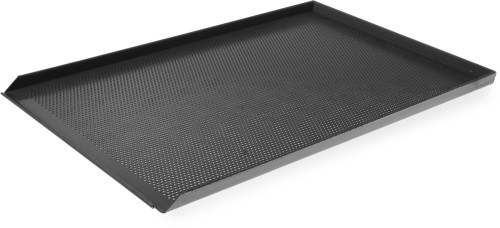 HENDI Blech gelocht - mit 3 Aufkantungen - 600x400 mm