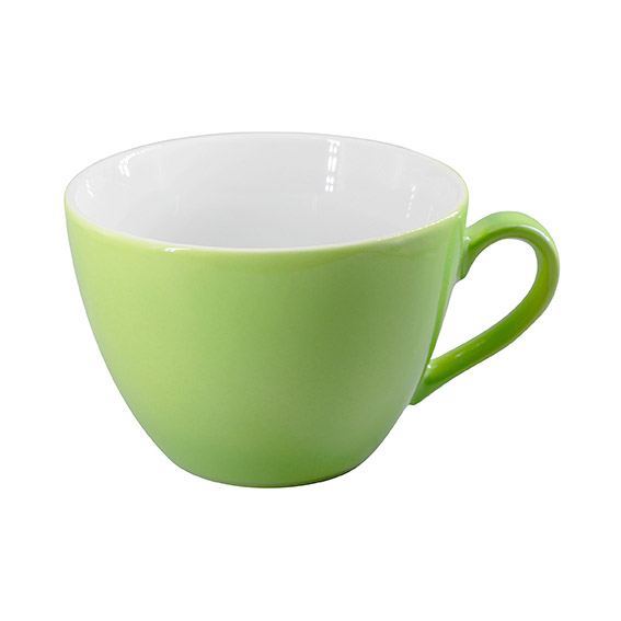 Obertasse 0,45 l - Form: Table Selection - Dekor, 78884 hellgrün - aus Porzellan. Hersteller:, Eschenbach. "Made in Germany".