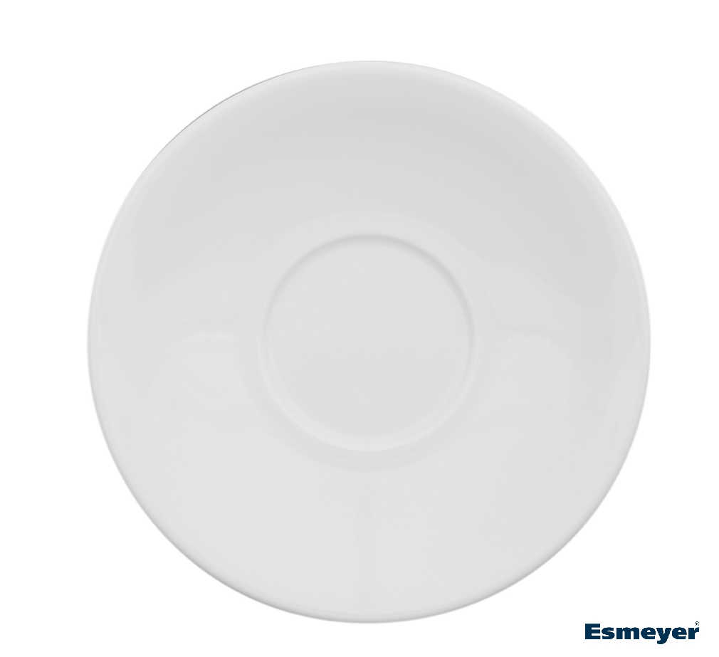 Untertasse 14 cm Form Coffeeshop - uni weiss Eschenbach