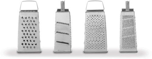 HENDI Vierkant-Küchenreibe - 90x65x(H)200 mm