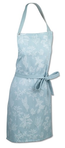 Kela Schürze Svea aus 100% Baumwolle, frostblau, ca. 800mm x 670mm (L x B)