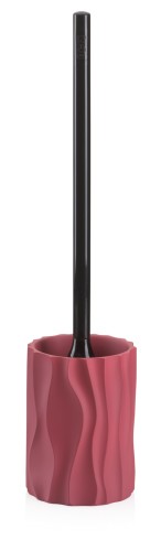 Wc-Garnitur Merida Polyresin himbeerrot 43,0 cm 10,0 cm von Kela