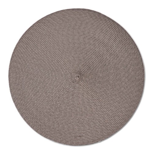 Platzset, PP, Ø38 cm. Farbe: mocca.. Der volle Erdton der Platzsets macht den einfachen Küchentisch im Nu zu einer gemütlichen privaten