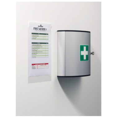 DURABLE Selbstklebetasche POCKETFIX® 21,6 x 30,2 cm (B x H) DIN A4 Weichfolie transparent 25 St./Pack.