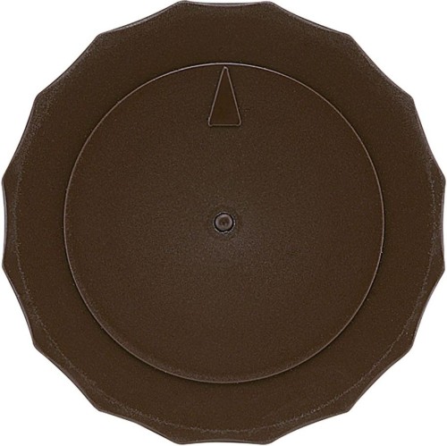 Schönwald Kunststoffdeckel aus Polypropylen, braun