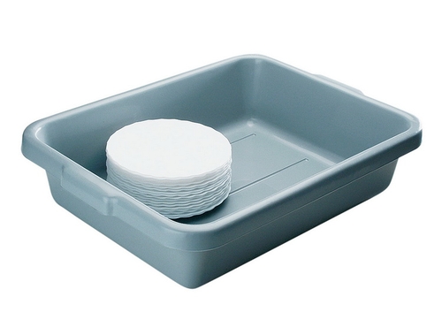 Wanne 55 x 42 cm, H: 14 cm Polypropylen, grau 20 Liter spülmaschinengeeignet stapelbar Farbe: Grau